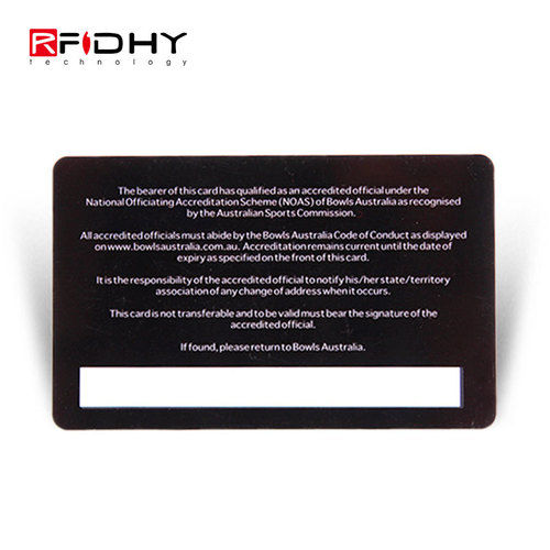 Cmyk Printing RFID Access Control Card with Signature Panel