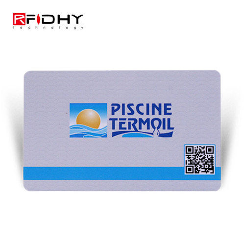 Read Only Em4200 Contactless RFID Membership Card with Qr Code