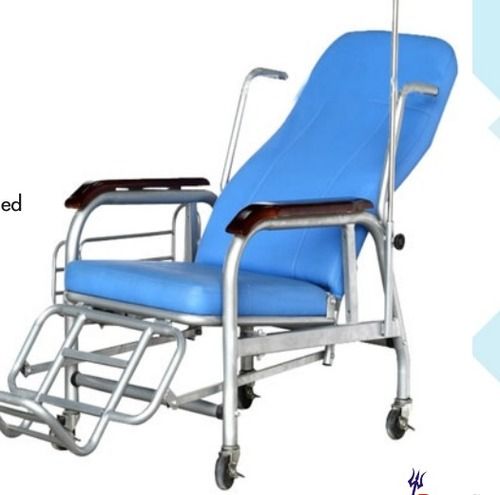 Blood Donor Chair - MS Tubes Framework, 70 x 77 x 108 cms Dimensions | Adjustable Angles, Rotatable Arm, Epoxy Powder Coated