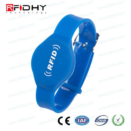 Secure Double Protocol Ti2048 Chip PVC RFID Wristband