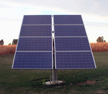 Solar Pole Mounting