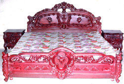 High Quality Baby Elephant Carved Bedset