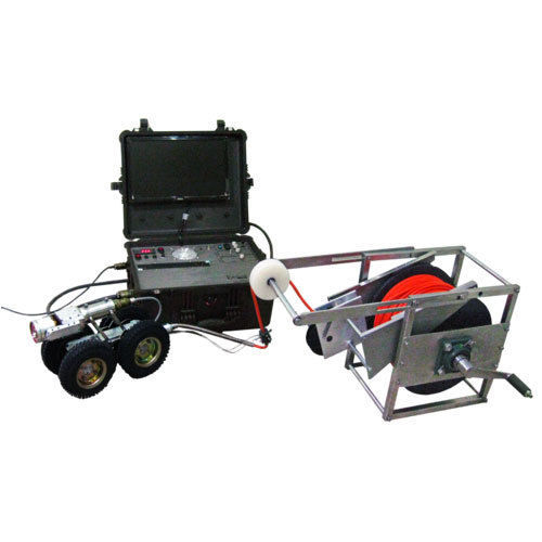 Sewer and Water Pipeline Inspection System - Beaver Control Panel, 150m Underwater/Sewer Cable, MicroLITE or MicroPRO Crawler Options, Extensive Accessory Selection