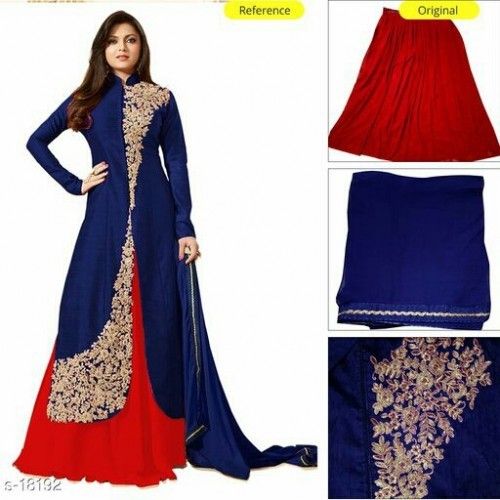 Artistic Banglori Silk Anarkali Suits