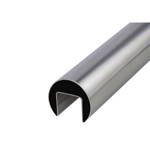 SS Slot Tubes - 6-8 Meters Length, Welded Circular Shape with Square Slot Design