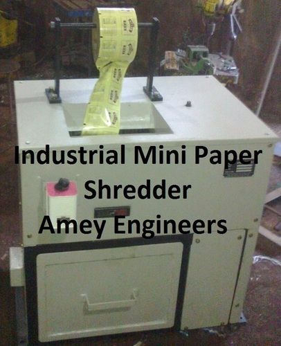 Industrial Mini Paper Shredder Bin Capacity: 30 - 100 Liter (L)