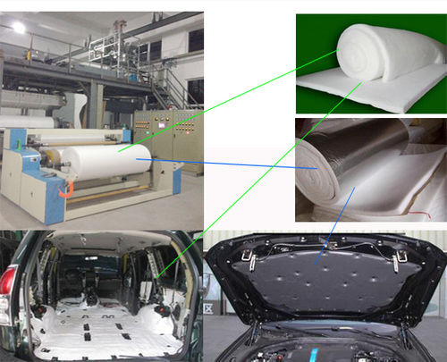 Pp/pet Acoustic Insulation Media Machine