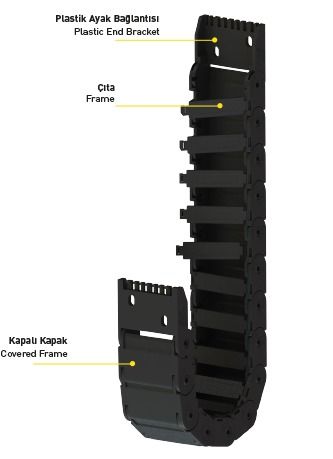 Ck 20 Y Plastic Cable Drag Chain