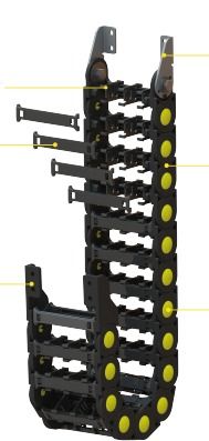 Powder Sieving Machine Ck 30 A Plastic Cable Drag Chain