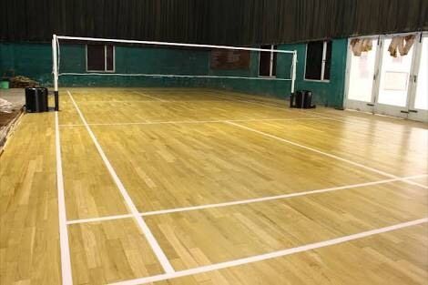 Environmentally-Friendly Maple Wood Badminton Court