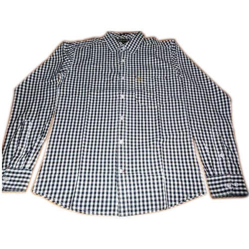 Mens Check Shirt - Premium Cotton Blend, Versatile Sizes with Dynamic Color Combinations