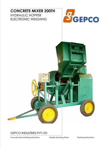 Hydraulic & Manual Concrete Mixer