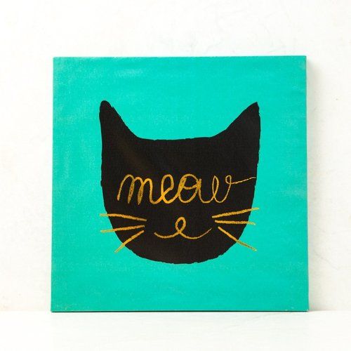 Meow Wall Canvas