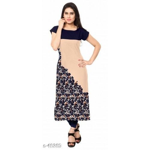 Ladies Crepe Kurti