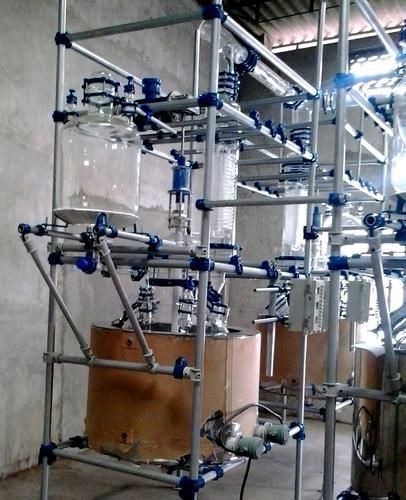 Automatic Alarming Reaction Distillation Unit