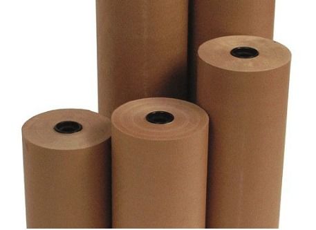 Plain White Kraft Paper Roll at Rs 28/kilogram in Jaunpur