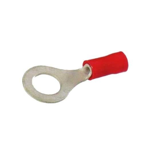 White Reinforced Copper Ring Terminal