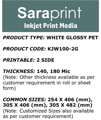 Saraprint Inkjet Print Media Advertising By Polyplex
