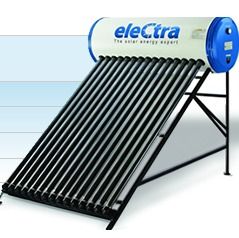 Domestic Solar Water Heater - High Thermal Output with Minimal Maintenance | Eco-Friendly, Electrical Backup for Cold Days, MNRE Approved