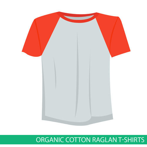 Organic Cotton Raglan T Shirts Size: Xxxl