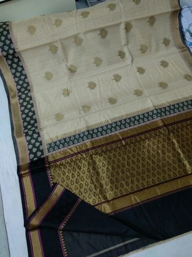 Handloom Tussar Silk Saree