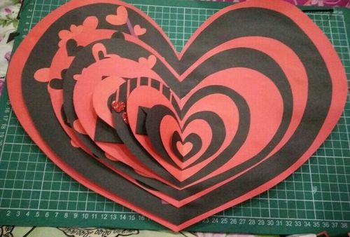 Handmade Card For Valentine's Day