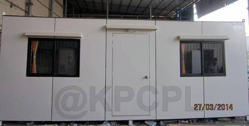 ACP Portable Site Office Cabin - ACP Material, Double Glazed Windows, Vinyl Flooring | Low Maintenance, Efficiently Portable, Customized Design