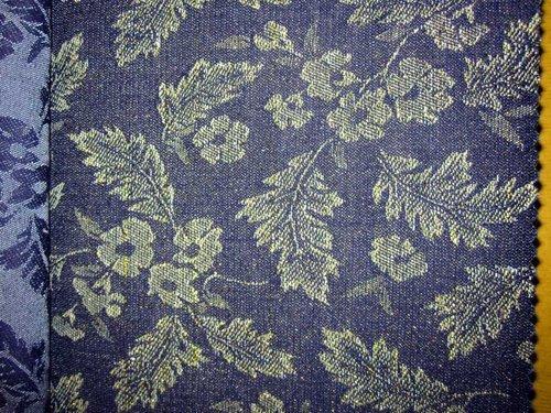 Cotton Jacquard Denim Fabric