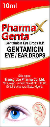  Pharmax Genta Gentamicin आई/ईयर ड्रॉप्स 