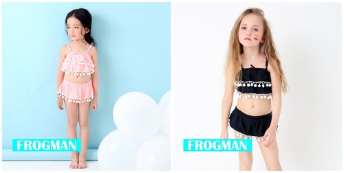 Kids Bikini (FGXG1701-7) By FROGMAN Swimwear Manufacture