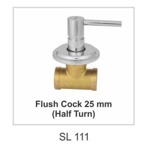 Brass Flush Cock 25 mm