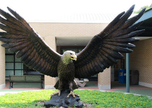 Fiberglass Eagle Sculpture