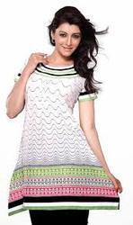 Printed Cotton Kurtis Size: Medium