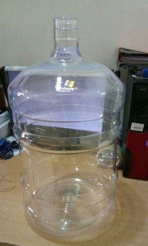 Empty Transparent Water Jar 20 Ltr