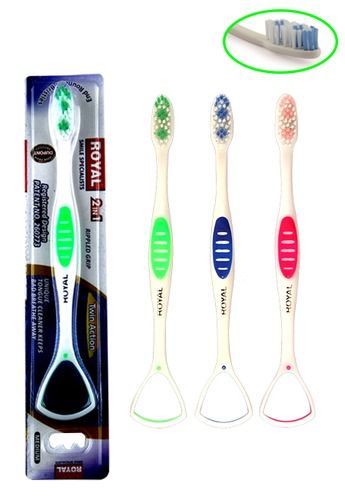 Twin Action Single Toothbrush