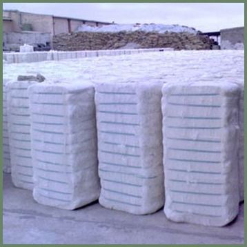 Raw Cotton Bales - Customized Size, Pure White Color | Ideal for Industrial Use