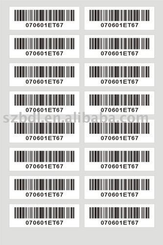 Reliable Barcode Stickers