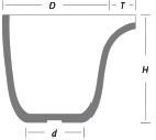 Tpc Shape Silicon Carbide Crucibles