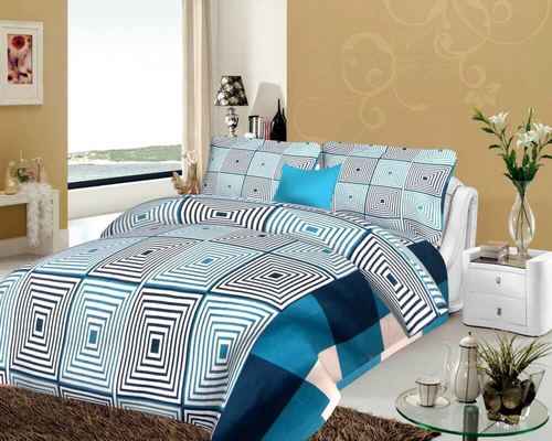 3D Bed Sheet - 90x90 Size, High-Grade Raw Materials with Latest Technology