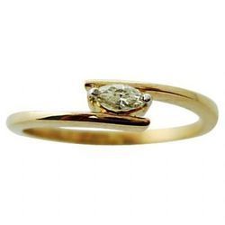 Gold Solitaire Diamond Ring