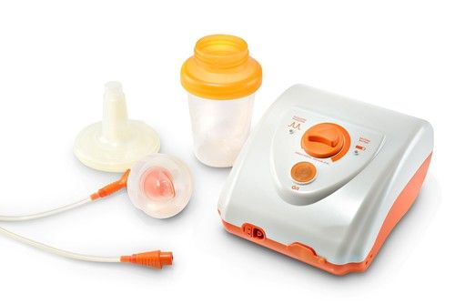 White Medical Breast Pump System (Duo Nipple Pump)