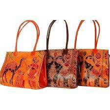 Leather Handicraft Ladies Bags