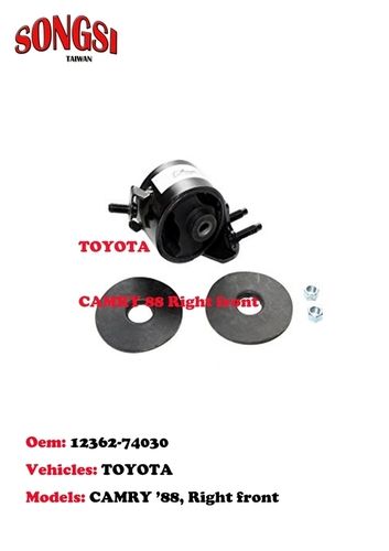 Engine Mounting-Toyota Camry 88 Right front