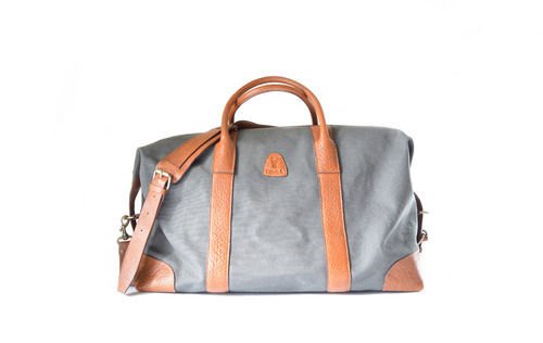 Canvas Leather Duffle Bag