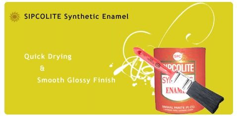 White Pigment Sipcolite Synthetic Enamel Paint