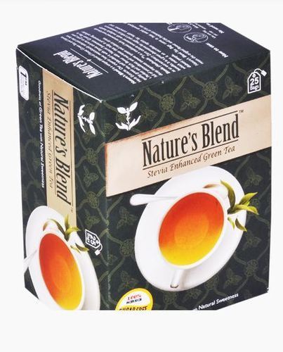 Nature's Blend - Premium Green Tea with Stevia Herb Extracts | Rich Flavor, Natural Sweetness, Antioxidant Rich