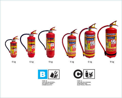 BC Stored Pressure & Cartridge Type Fire Extinguisher - 4kg, 6kg And 9kg