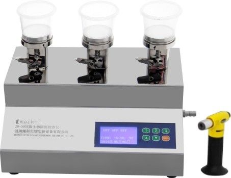 Microbial Testing Filtration System With Flame Spray Gun