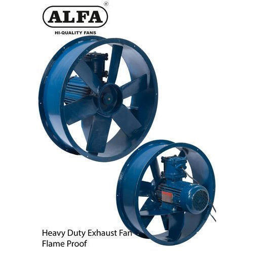 Flameproof Exhaust Fan - High Grade Raw Materials, Latest Technology | Enhanced Safety, Energy Efficiency, Low Noise Operation