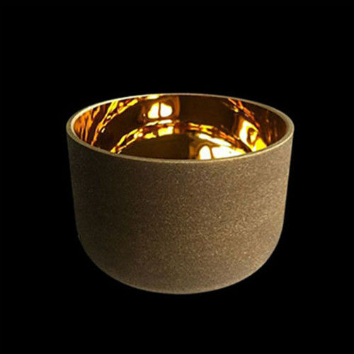 Quartz Crystal Singing Bowls Plated With 24 K Gold Grade: High Purity